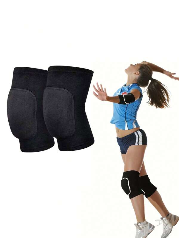 1 pieza Rodillera transpirable y suave para voleibol, danza, fútbol, yoga, baloncesto y patinaje - Accesorio de gimnasia con rodillera protectora y apoyo para la rodilla