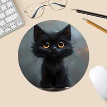 Mouse Pad Pequeno e Fofo com Base de Borracha Antiderrapante, Tapete de Mouse Engraçado Adequado para Mouse de Computador Sem Fio, Escrivaninha, Laptop, Escritório, Decoração Doméstica, Presente de Suprimentos de Escritório Adorável para Mulheres e Meninas