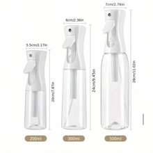 1 Stück Friseursprühflasche 200ML/300ML/500ML mit Hochdruck Dauerspray, weißem Automatikdruck und Ultrafeinem Sprühnebel