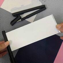 1 Juego de bolígrafo reutilizable con hoja de trucos retráctil, material de plástico, herramienta de escritura multifuncional adecuada para exámenes, toma de notas, bromas, bolígrafo, prueba de embarazo - Multicolor - Ver 4