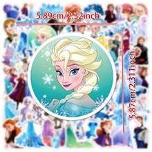 Disney Disney 50 PCS Set Of Cute Anime Stickers,Frozen Stickers,Elsa Stickers,Anna Stickers,Phone Stickers,IPad Stickers,Decals,Motorcycle,Luggage,Guitar Skateboard,Refrigerator Stickers,Computer Stickers,Cartoon Classic Stickers For Fun,Gifts,Stickers