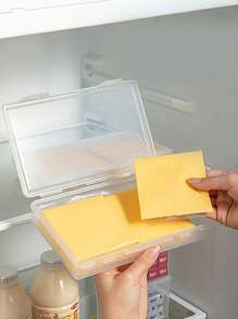 Butter Cheese Sub-Packaging Storage Box,Cheese Slices Fresh-Keeping Box,Transparent Cheese Container,Kitchen Accessories