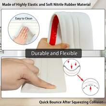 1pc 2m X 9.8cm NBR Anti-Collision Baseboards Self-Adhesive Waistline Wall Stickers, Home Decor