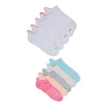 Avia Women's Performance Light Weight Low Cut Socks With Back Tab, Pack Of 10 - Pink - View 1