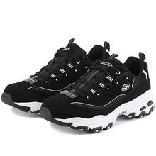 Skechers D”LITES系列男士轻质缓震运动鞋，休闲户外旅行鞋 52675-BLK - 黑色 - 查看 4