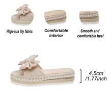 New Design Thick Sole Fashion Women Sandals Slip-On, Comfortable Casual Shoes, Black