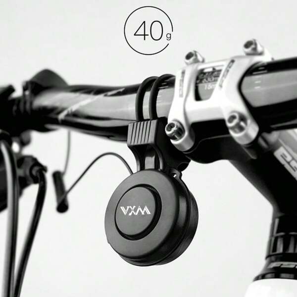 120db Fahrradhorn mit 4 Soundmodi von VXM, wiederaufladbarer batteriebetriebener, wasserdichter Fahrradklingel geeignet für verschiedene Fahrräder/verstellbares Warnhorn Fahrrad Zubehör