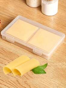 Butter Cheese Sub-Packaging Storage Box,Cheese Slices Fresh-Keeping Box,Transparent Cheese Container,Kitchen Accessories
