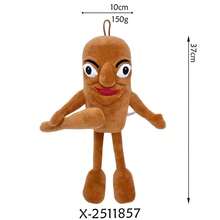 新款 1 件 Tung Tung Tung Sahur 毛绒玩具，Tralalelotralala 毛绒玩具，神话生物毛绒玩具 - 病毒式表情包玩具，搞笑丑萌娃娃，完美的恶作剧礼物、生日礼物、儿童玩具 - 彩色 - 查看 17