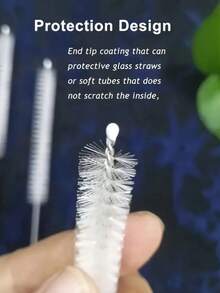 10/5/1pc Straw Cleaning Brush, Household Kitchen And Bathroom Cleaning Brush, Suitable For Straws, Cups, Pipes - Multicolor - View 7