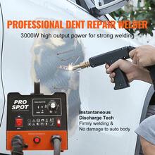 Stud Welder Dent Repair Kit, 3KW Spot Welder Dent Puller With 6 Welding Modes, Auto Body Spot Welding Dent Puller Machine & 16 Types Of Welding Accessories For Car, Truck, Motorcycle Dent Repair - US A Type Plug(110-127V) - View 2