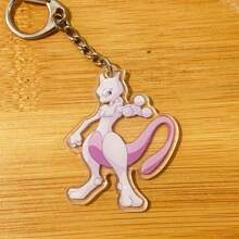 pokemon 5 Stück Pikachu Acryl Schlüsselanhänger, doppelseitiger Cartoon Pokémon Anhänger, DIY Accessoires, Taschenanhänger, Auto Schlüsselanhänger (Pokémon Muster Serie zufällig)