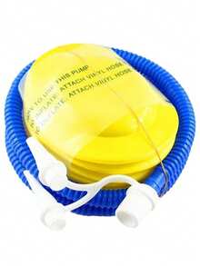 1pc Inflatable Floating Raft, Daisy Stripe Fresh Style With Middle Net, Summer Pool Water Play Inflatable Raft Swim Ring, For Pool Party And Water Gathering, Available In Single Hole Or Multi-Hole Floating Bed Set - Small Daisy Floating Raft With Middle Net - View 12