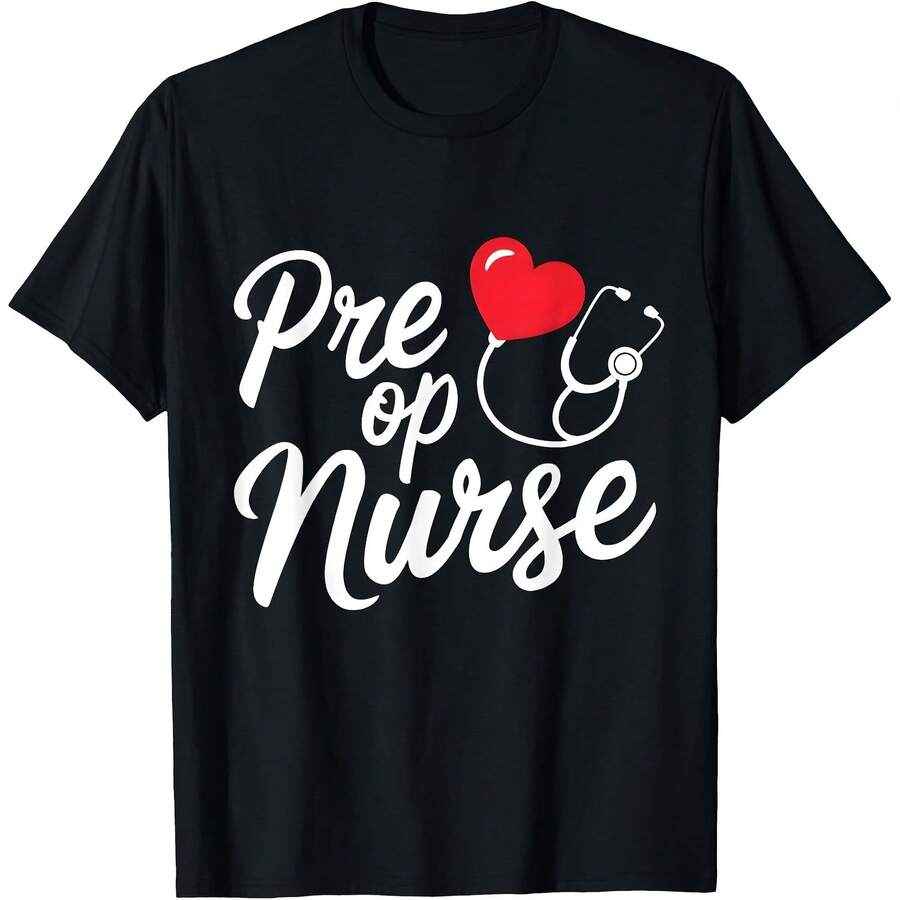Camiseta de enfermera de quirófano de sala de operaciones Agradecimiento preopera torio. Hecha de algodón 100% de 220g de peso pesado, ofrece el equilibrio perfecto entre comodidad y estructura. Suave al tacto pero construida para durar, es un artículo básico para quienes exigen talla grande de sus atuendos. Transpirable, elegante y versátil para cualquier atuendo, esta camisa mantiene su apariencia y tacto, lavado tras lavado. - Negro - Ver 1