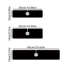 1pc Black Printed Absorbing Mat, Stone Print Quick Drying Mat, Bottom Drain Absorbing Drying Mat For Bathroom, Kitchen, Tap, Office, Commercial, Farm, Home Water Taps Decor Mat