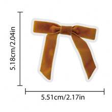 50 Stücke transparente Aufkleber, Schleifen-Aufkleber, Schleifen-Dekorationen, Schleifen-Partydekorationen, ästhetische Aufkleber, Vinyl-Wasserdichte Aufkleber, ästhetische Laptop-Aufkleber-Packung, Skateboard-Aufkleber, Wasserflasche-Aufkleber, Notizbuch-Aufkleber, Schulmaterial, Rückkehr zur Schule