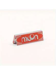 MOON 经典红色 1 册短尺寸卷烟纸，燃烧顺畅，无涂层纸，一次性卷烟纸 - 彩色 - 查看 4