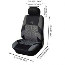 1pc Car Butterfly Hot Stamping Car Seat Cover Four Seasons Universal Car Seat Cover