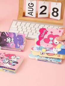 Sanrio 20 taccuini/set con stili casuali, Sanrio Kawaii Hello Kitty Cinnamoroll Kuromi My Melody, taccuini a taschino, quaderni con cartoni animati, articoli di cartoleria per ufficio, regali, (alcune parti possono essere casuali)