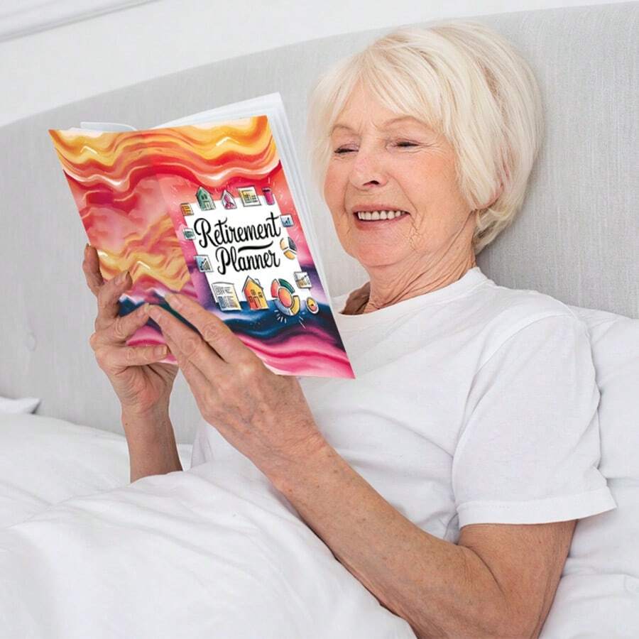 1 buc. Organizator de planificare a pensionării, Registrul de planificare a pensionării, Cadou de pensionare, Rechizite școlare, Înapoi la școală