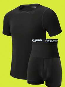 ARUNOW Herrmössa - Träningsset med mjukisbyxor och sweatshirt