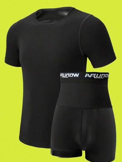 ARUNOW Herrmössa - Träningsset med mjukisbyxor och sweatshirt