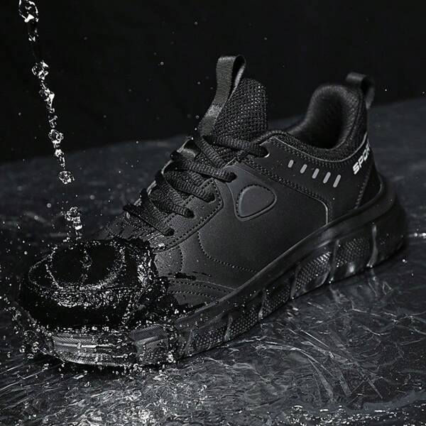 Chef Shoes, Anti-Slip Waterproof Kitchen Shoes, Oil-Proof Work Shoes, Suitable For Plus Size, Black Chef Shoes, Wide Feet Large Size Men Shoes, Outdoor Shoes, Size 45+ Extra Large, Fashionable Casual Men Shoes, Athletic Casual Shoes, Lightweight Shoes