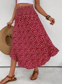 Women's Polka Dot Skirt, Minimalist And Fashionable, Suitable For Summer