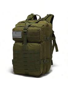 一体式旅行包男士精加工背包，Y 型腰带牛津旅行背包简约风格徒步旅行背包