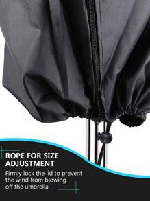 Dust-Proof Rain Cover For Outdoor Sunshade Umbrella, Patio Umbrella, Beach Umbrella, Large Canopy Umbrella Cover