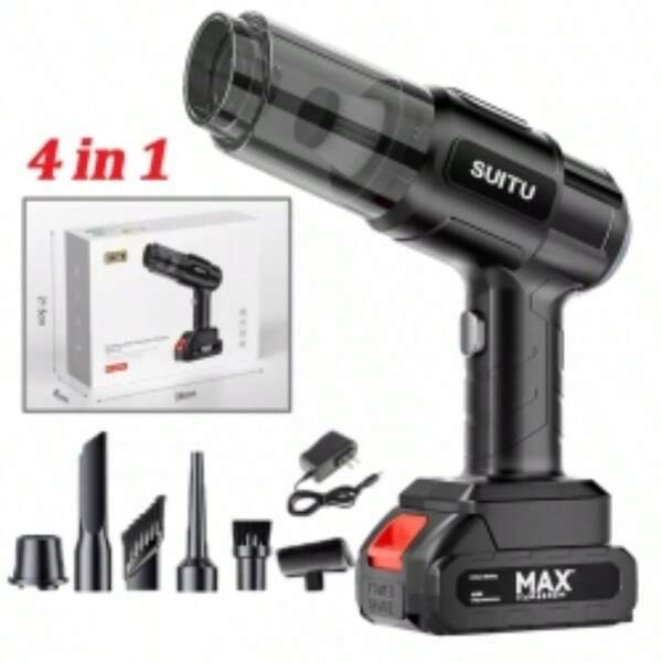 4 in 1 Cordl Handheld Vacuum 12000PA Cordl Car Vacuum For  18V Battery