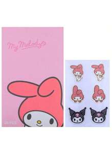 Sanrio 1pc 36PCS Characters Mosquito Repellent Stickers Set (7 Styles) - Cute Hello Kitty Kuromi Aesthetic Patches For Summer Festivals, Christmas Halloween Party Supplies, Outdoor Music Events, Travel Gear & Tech Accessories - Natural Citronella Anti-Bug Decals
