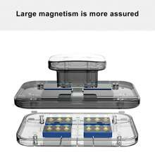 Magnetic Window Cleaner Large Handle Double Sided High Safety Sturdy Plastic Window Cleaning Tool For 3 To 10mm Glasses