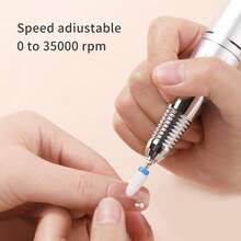 Nail Drill 30000rpm Professional Lathe Machine Milling Cutters For Manicure Electric Sander File Gel Nails Drills Motor Polisher - Hồng - Xem 8
