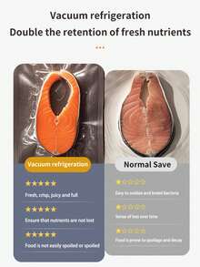 真空封口机，自动厨房食品保鲜封口机，便携式USB充电真空封口机，配备1500mAh电池 - 彩色 - 查看 5