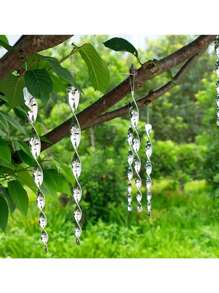 6pcs Large 11in Bird Repellent Reflective Scare Rods Ornamental Spinner Deterrent Control Device Keeps And Birds Awaw