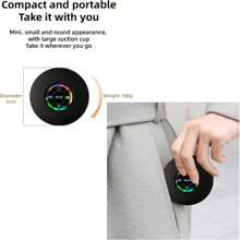 Bluetooth Shower Speaker Portable Bluetooth Speaker 360 HD Surround Sound Waterproof Wireless Speaker With Suction Cup Colorful LED Lights Built-In Mic Shower Radio For Party Travel Beach