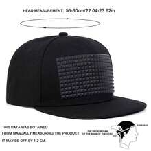 1 pieza Gorra de béisbol con visera cuadrada para hombres, estilo urbano hip hop, moda casual para primavera, otoño, viajes y vacaciones en la playa - Multicolor - Ver 2