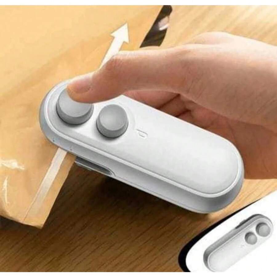 Mini Rechargeable Packaging Sealing Machine/Promotion Quality Sealed Products - 藍白色 - 查看 1
