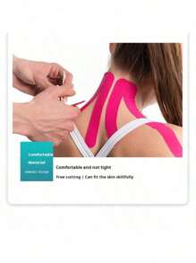 1 pièce Bande invisible de rassemblement et de traction de la poitrine, patch de traction des muscles, accessoires de gym, bandages, ruban de sport