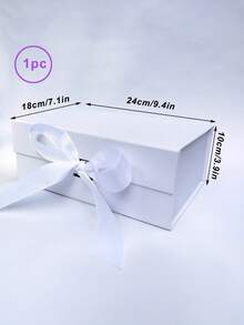 Foldable Thick Cardboard Gift Box, Rectangular, Magnetic Lid, With Ribbon, Suitable For Groomsmen Proposal, Wedding, Christmas, Halloween, Birthday Gift Packaging - Multicolor - View 25