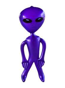 1pc 29/59 Inches Inflatable Alien Decorations,Inflatable Alien Balloons For Pool Party, Birthday, Halloween, Alien-Themed Party