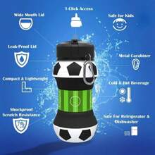 550 MI/18.6 Oz - Collapsible Water Bottle - Outdoor Sports Water Cup - Portable Water Cup