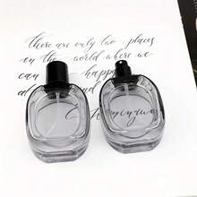 1pc Customizable 1.01 Oz Clear Glass Spray Bottle With Black Cap, Portable Refillable Cosmetic Sprayer Bottle, Perfect For Customizing Your Perfume And Other Liquid Containers - 30ml - View 8