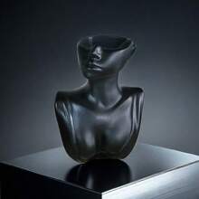 1 件创意人体艺术干花和鲜花花瓶，适合客厅、民宿、办公室装饰 - 彩色 - 查看 7