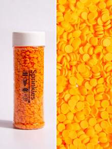 鲜艳多彩的蛋糕洒心形、圆形、烘焙装饰品，用于婚礼甜点、冰淇淋、棒棒糖、甜甜圈、饼干和糕点装饰用品