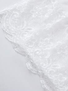 Conjunto de lingerie sexy de renda e malha feminina, estilo europeu e americano, 2 peças, para usar como camisola, camisola ou parceira sedutora, Rave