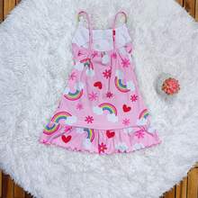 Vestido Para Niña Niñas De Capibara Capybara Fresco Suave Comodo - Rosa - Ver 4