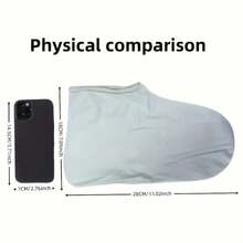 1 Pair Reusable Silicone Shoe Covers - Anti-Slip, Waterproof, Durable, Elastic, Easy To Clean Outdoor Rain Gear For Men And Women