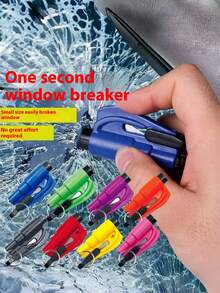 1pc Mini Hammer Car Emergency Hammer, Portable Keychain Breaker For Car Escape